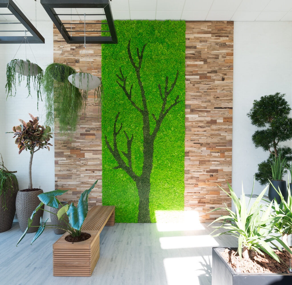 Jydsk Planteservice-1859 plantevæg, Teakwall, mosvæg, mosvægge, natural greenwalls